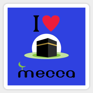 Mecca Kaaba Hajj gift-I love mecca kaaba hajj gift Sticker